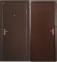 Дверь Профи BMD (мет/мет), антик медь, 850*2050, правая