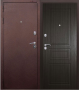 Дверь металлическая Гранд, венге, 870*2050, левая