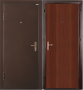Дверь Спец BMD (мет/хдф), антик медь/ит.орех, 950*2050, левая